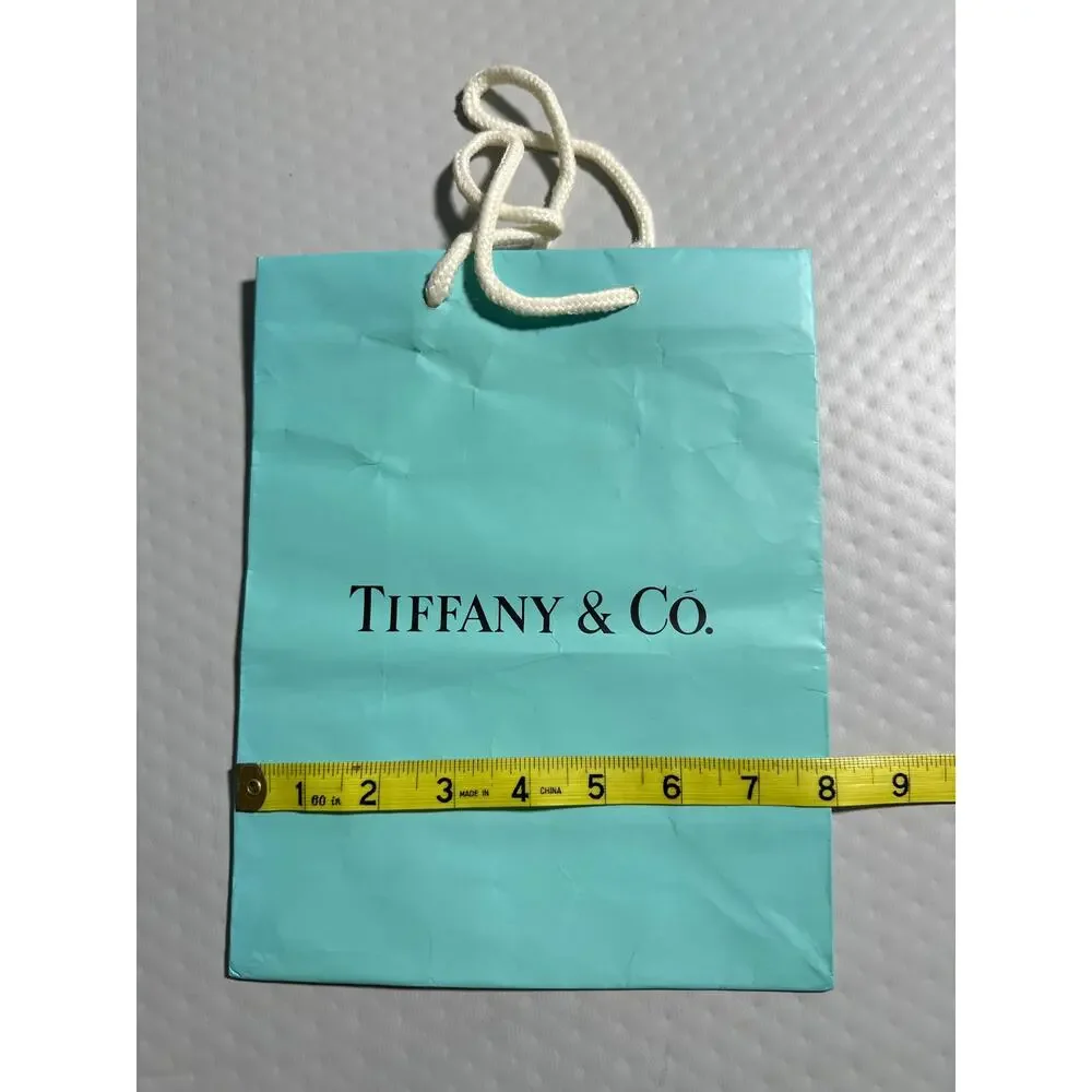 Tiffany‎ & Co. Classic Blue Paper Gift Shopping Bag 10x8